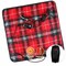 Zone Tech Car Electric Mini Heated Travel Blanket Pad Fleece Red Plaid 45 Timer